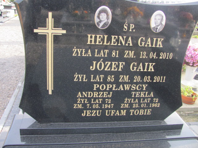 Andrzej Popławski Świdnik - Grobonet - Wyszukiwarka osób pochowanych