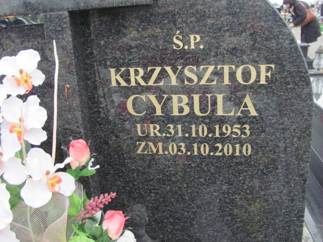 Krzysztof Cybula 1953 Świdnik - Grobonet - Wyszukiwarka osób pochowanych