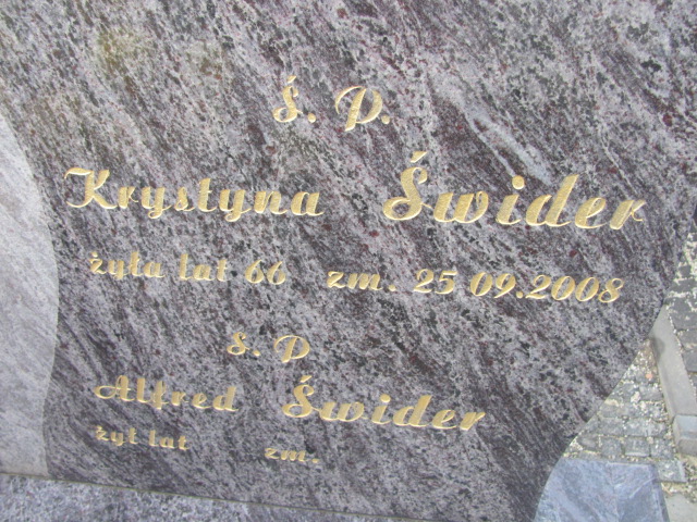 Krystyna Świder 1942 Świdnik - Grobonet - Wyszukiwarka osób pochowanych