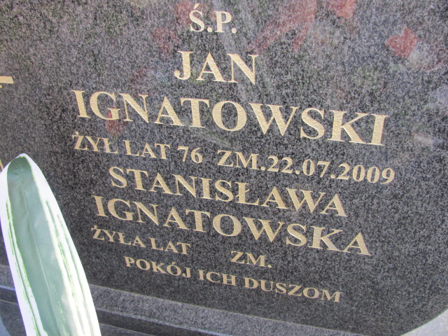 Jan Ignatowski 1933 Świdnik - Grobonet - Wyszukiwarka osób pochowanych