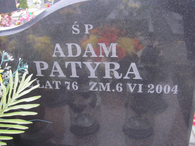 Adam Patyra 1927 Świdnik - Grobonet - Wyszukiwarka osób pochowanych