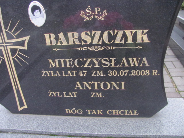 Grzegorz Barszczyk 1982 Świdnik - Grobonet - Wyszukiwarka osób pochowanych