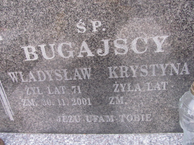 Krystyna Bugajska 1934 Świdnik - Grobonet - Wyszukiwarka osób pochowanych