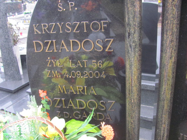 Krzysztof Dziadosz 1948 Świdnik - Grobonet - Wyszukiwarka osób pochowanych