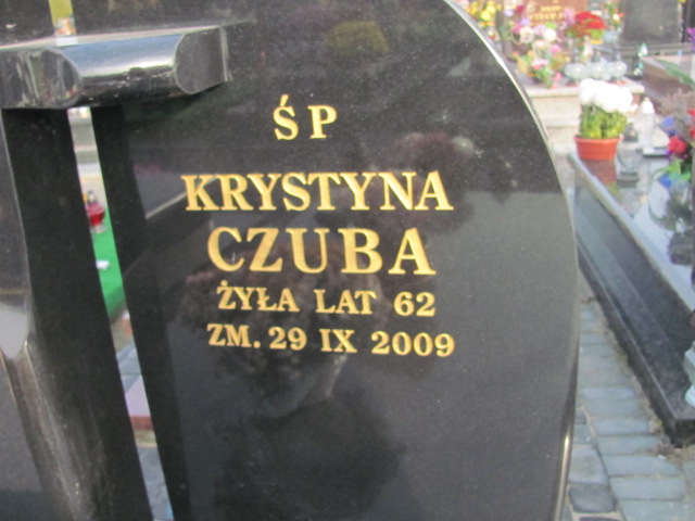 Krystyna Czuba 1947 Świdnik - Grobonet - Wyszukiwarka osób pochowanych