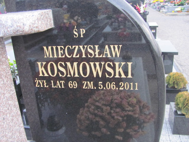 Mieczysław Kosmowski 1942 Świdnik - Grobonet - Wyszukiwarka osób pochowanych