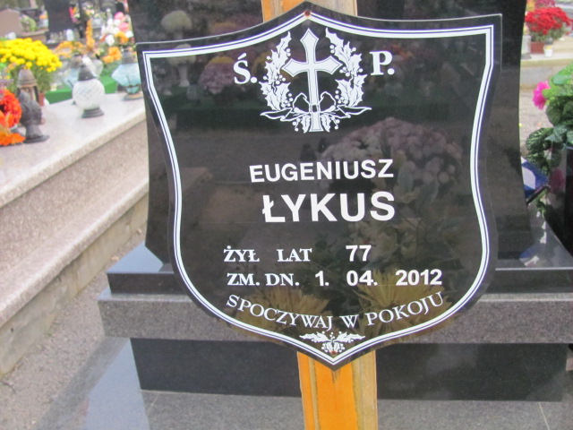 Eugeniusz Łykus 1935 Świdnik - Grobonet - Wyszukiwarka osób pochowanych